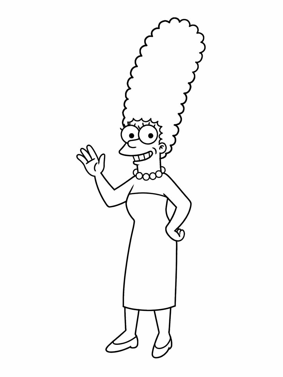 Simpsons coloring page (88)