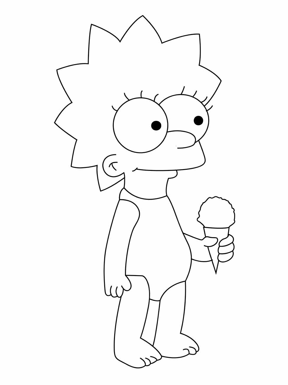 Simpsons coloring page (89)