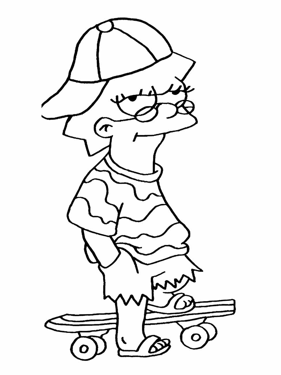 Simpsons coloring page (90)