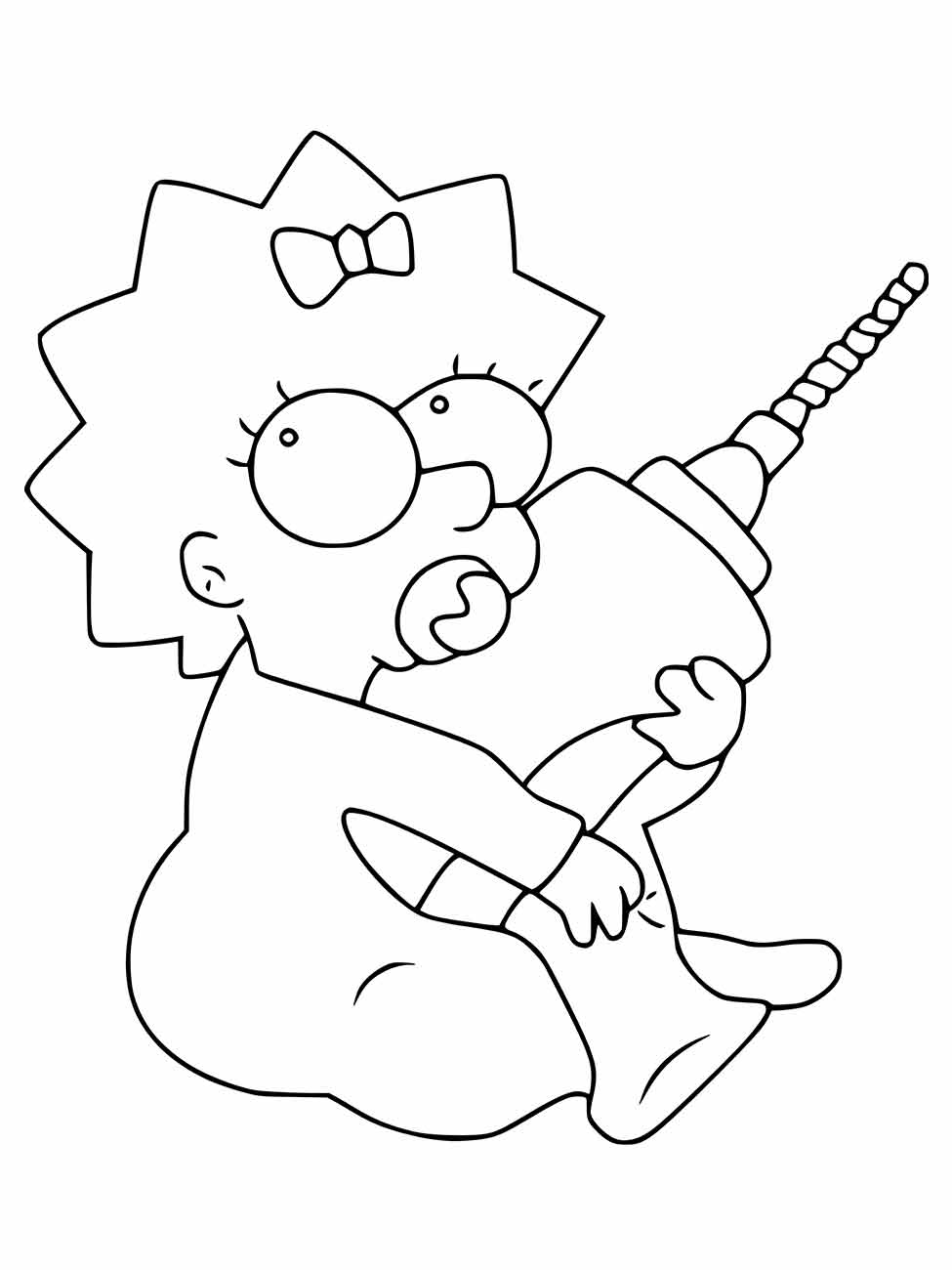 Simpsons coloring page (92)