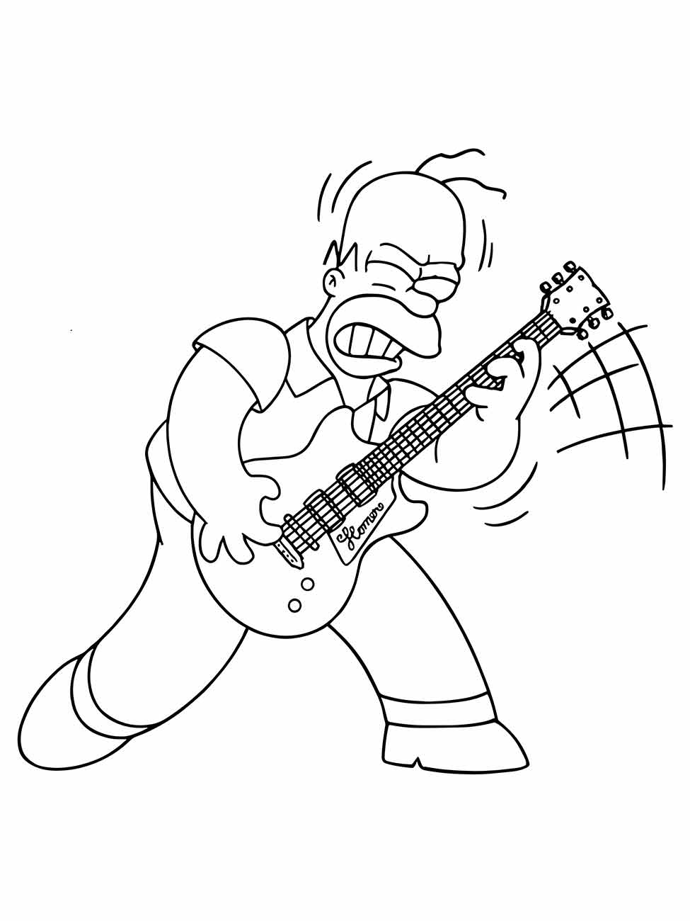 Simpsons coloring page (94)