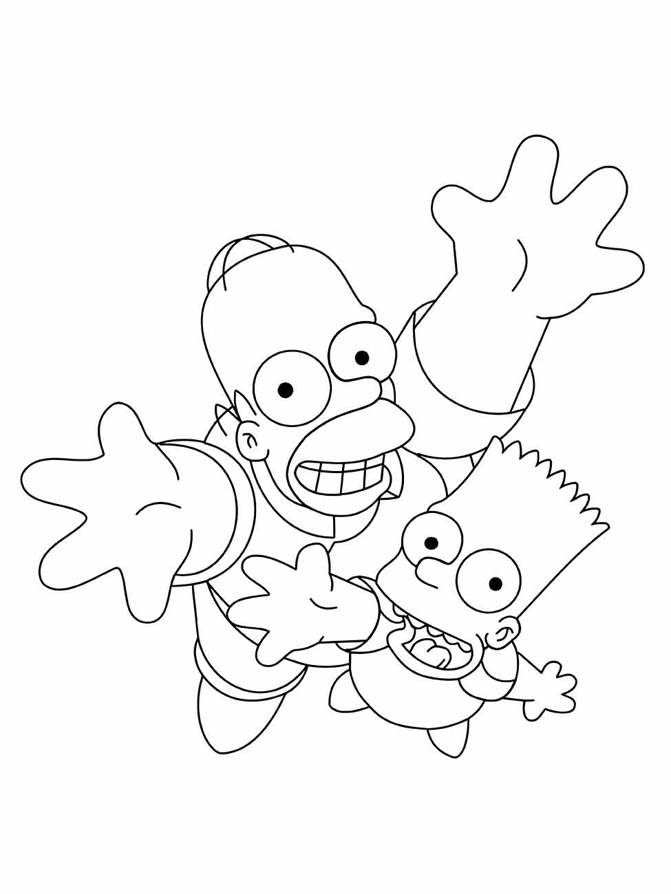 Simpsons coloring page (95)