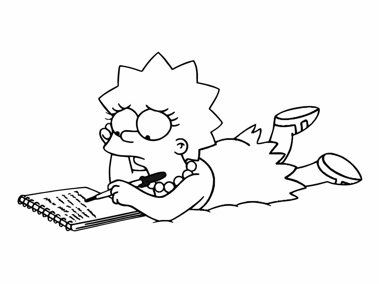 Simpsons coloring page (96)