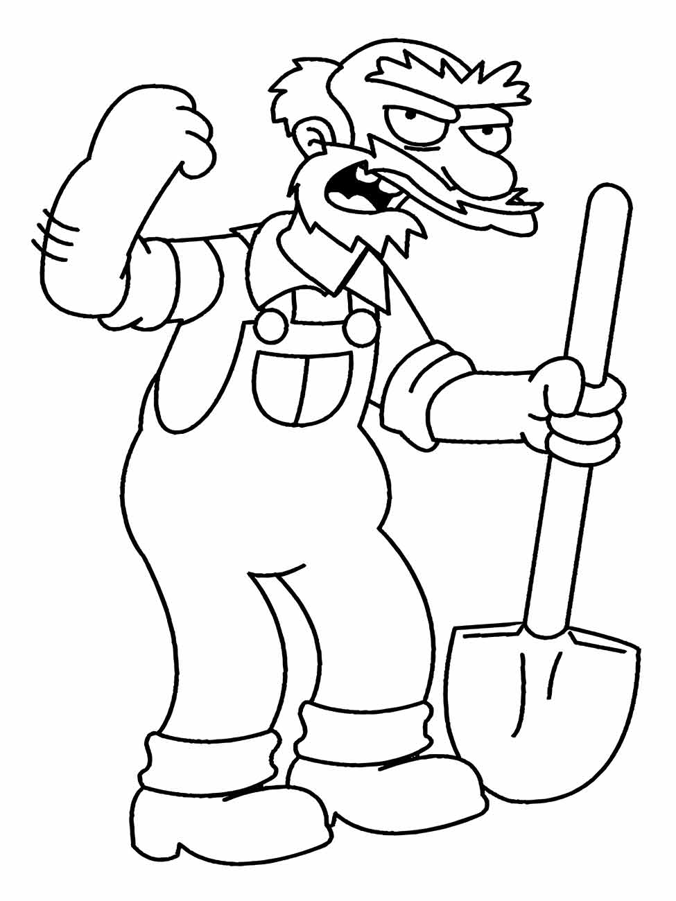 Simpsons coloring page (97)