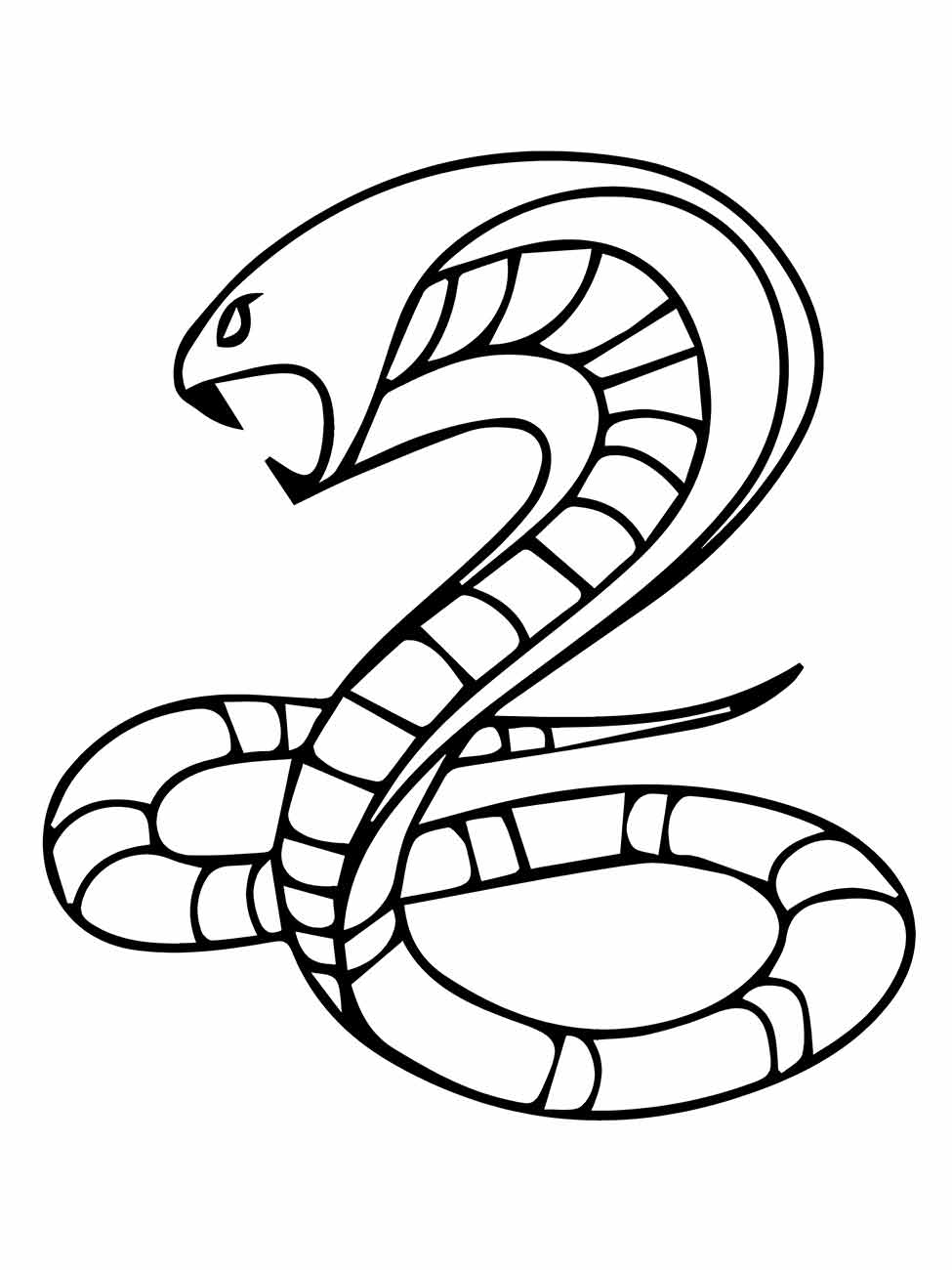 Snakes coloring page (11)