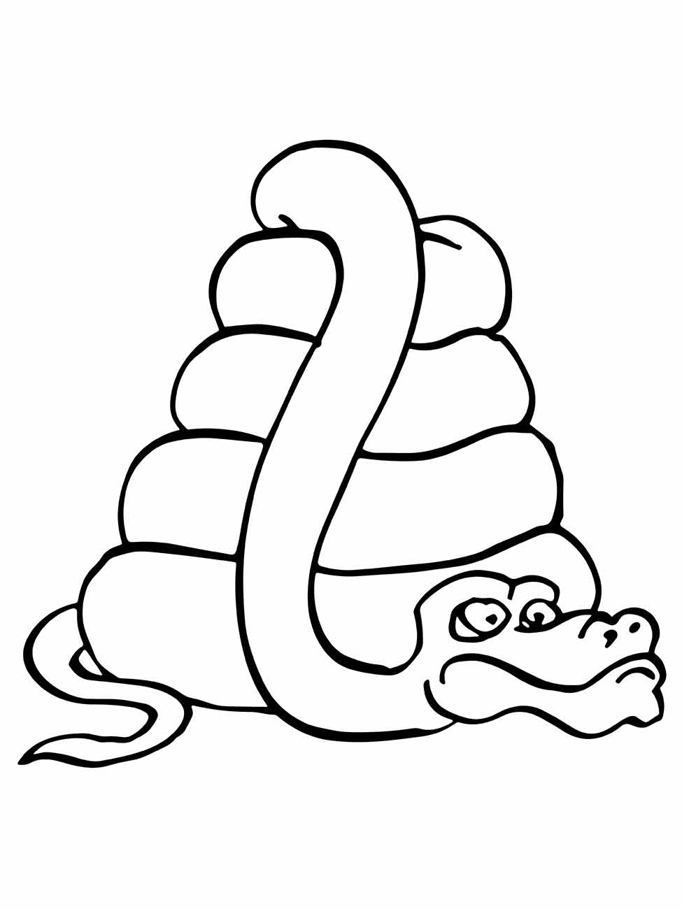 Snakes coloring page (13)