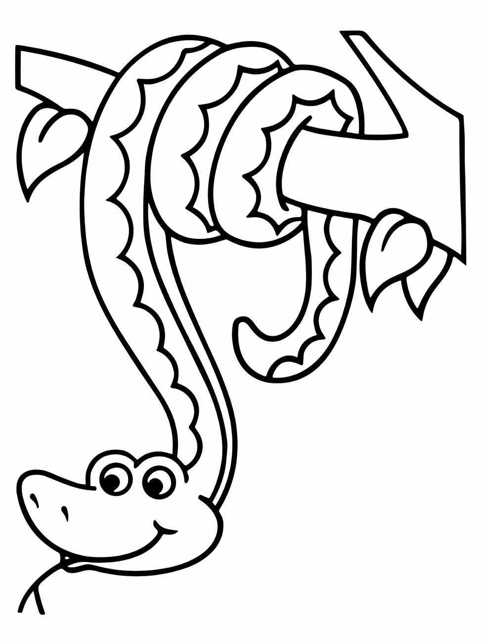 Snakes coloring page (22)