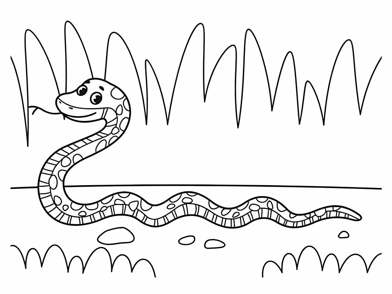 Snakes coloring page (23)