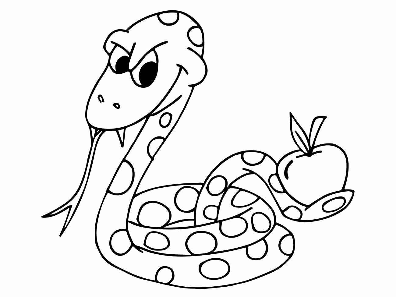 Snakes coloring page (27)