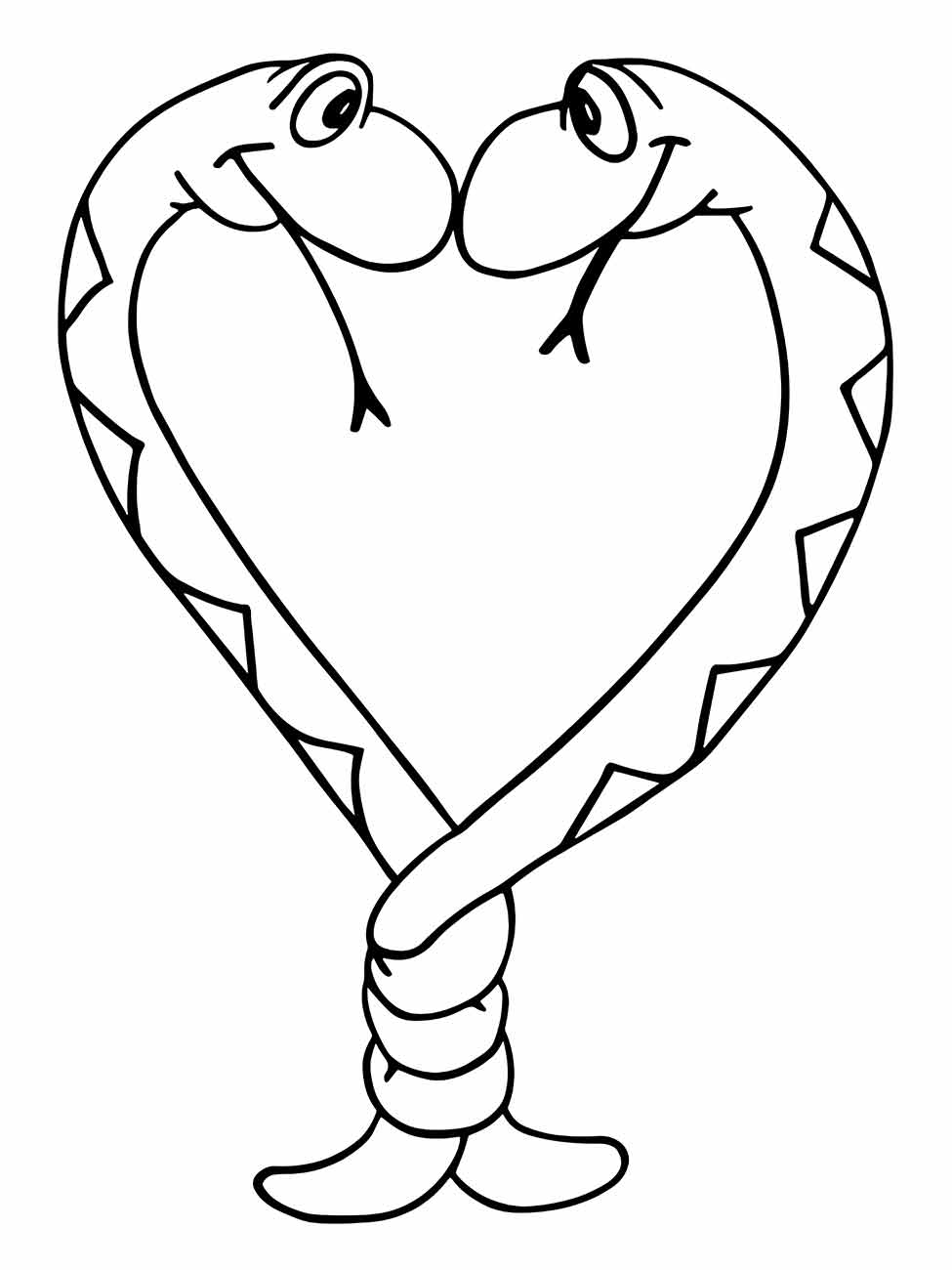 Snakes coloring page (30)