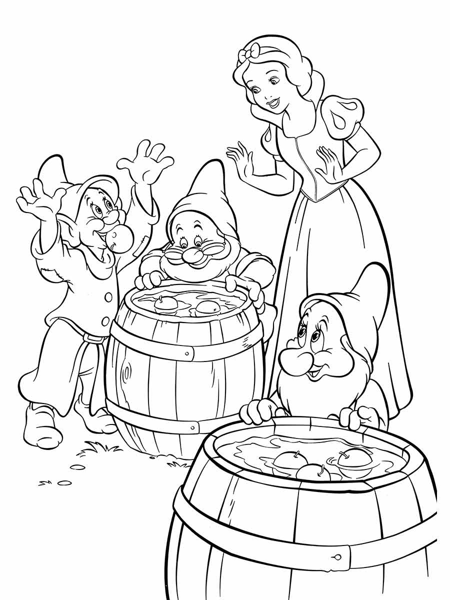 Snow white coloring page (12)