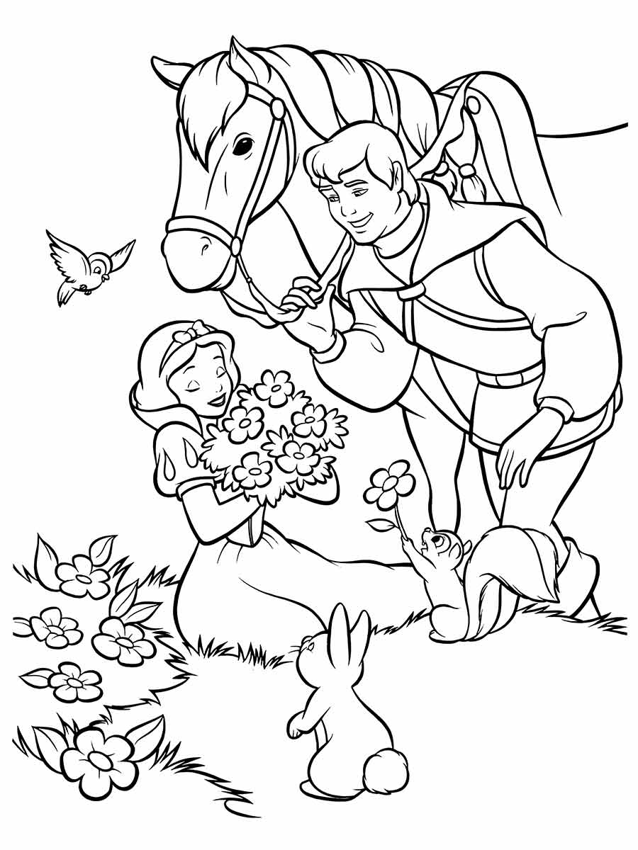 Snow white coloring page (19)