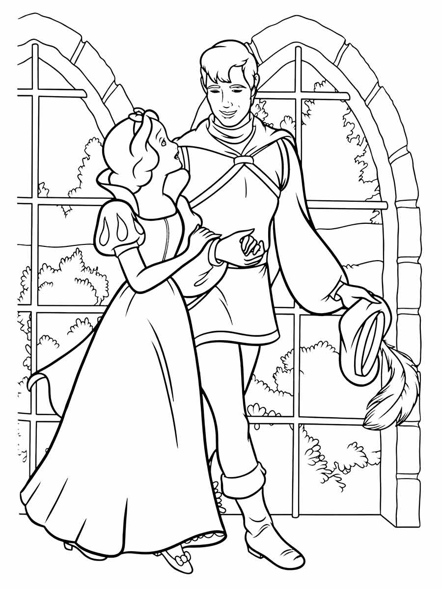 Snow white coloring page (20)