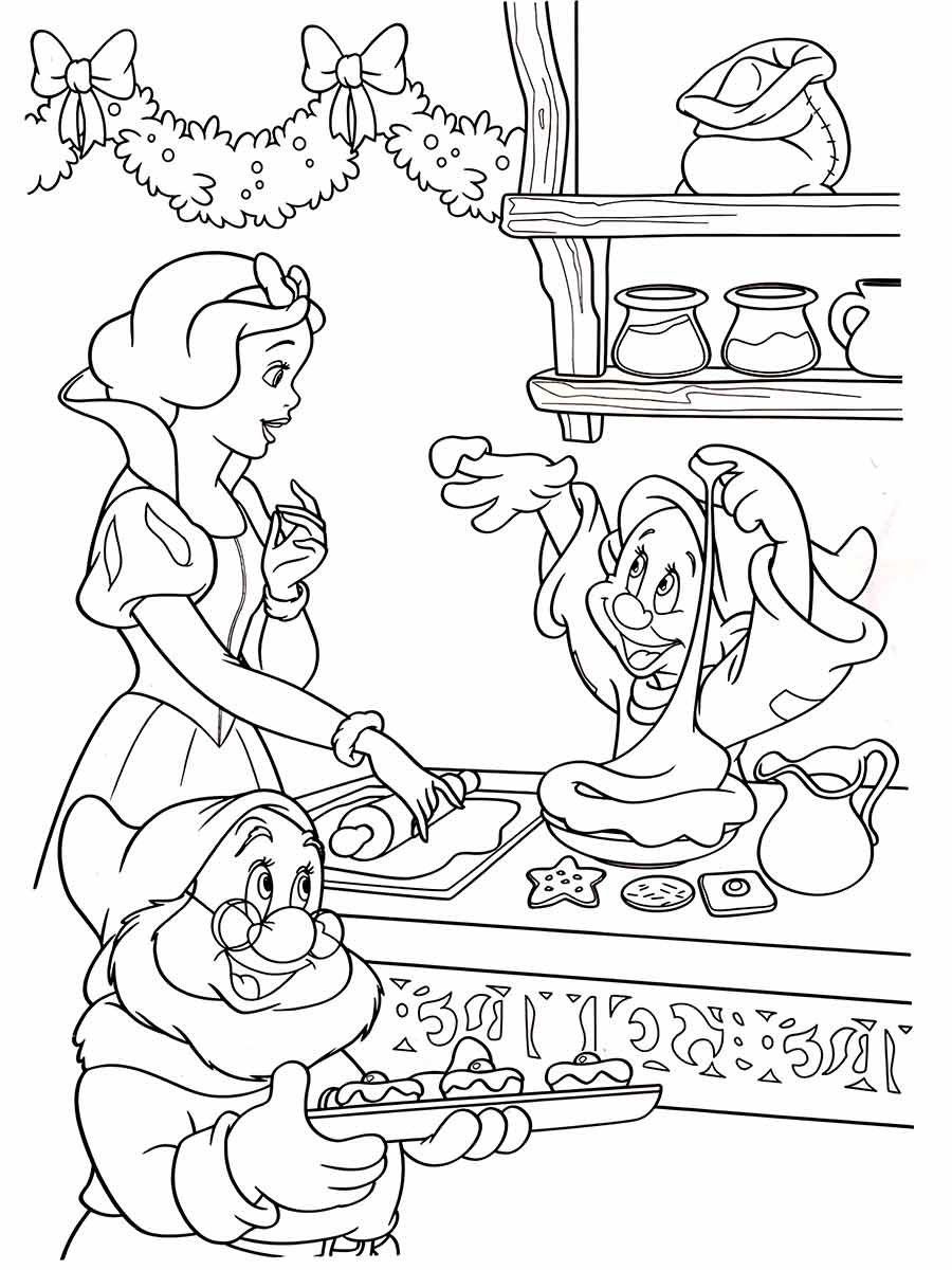 Snow white coloring page (23)