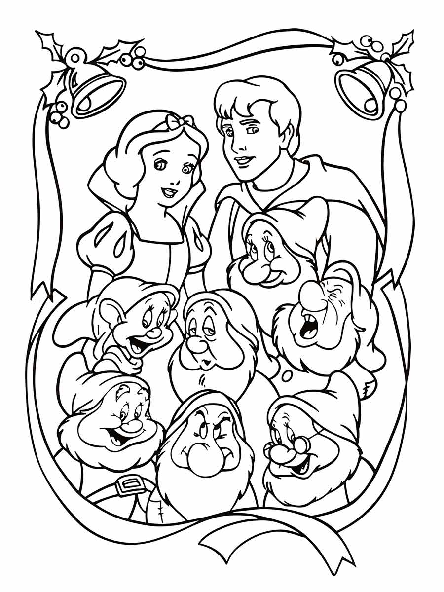 Snow white coloring page (28)