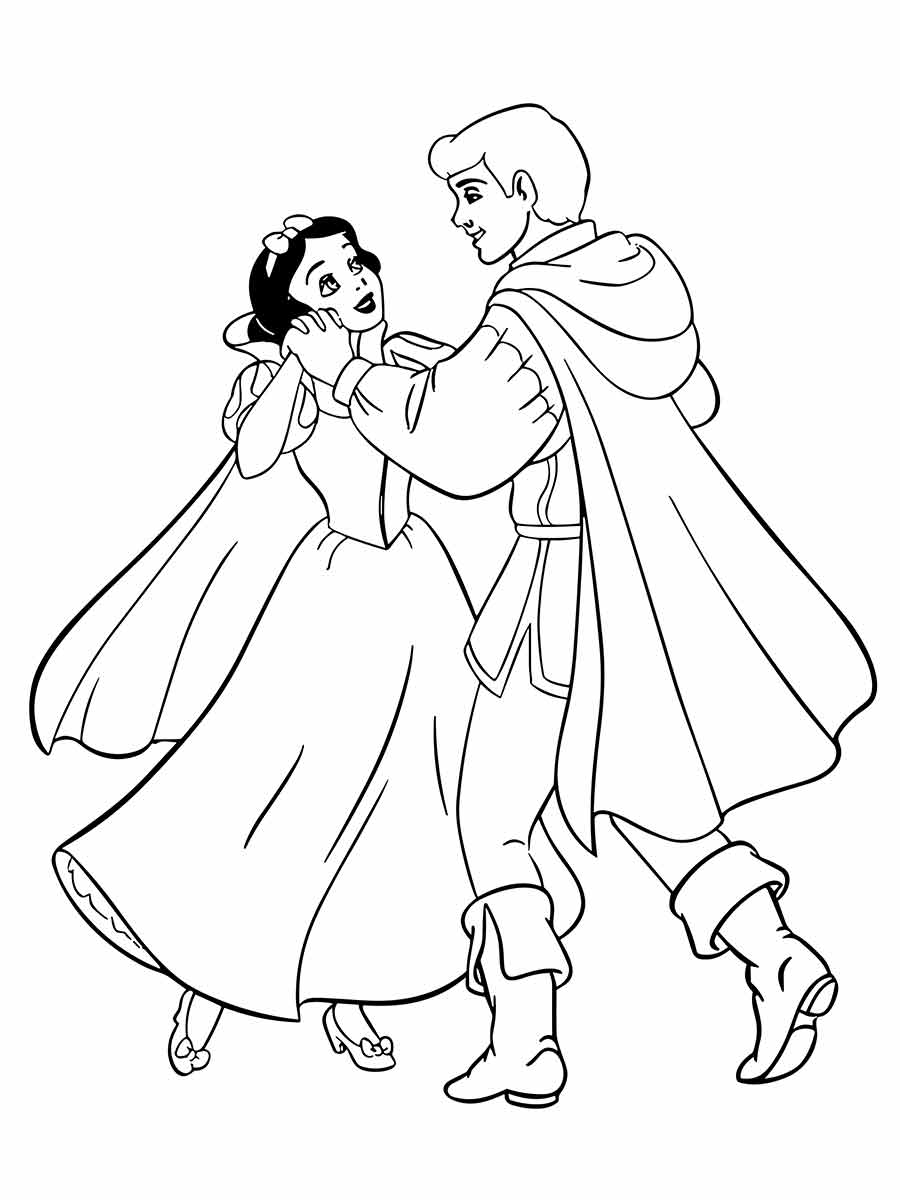 Snow white coloring page (30)