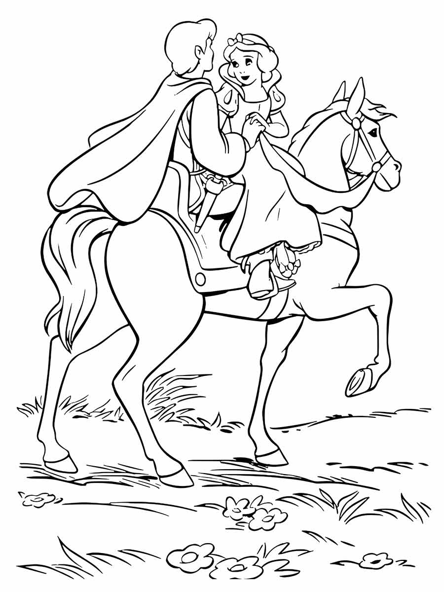 Snow white coloring page (35)