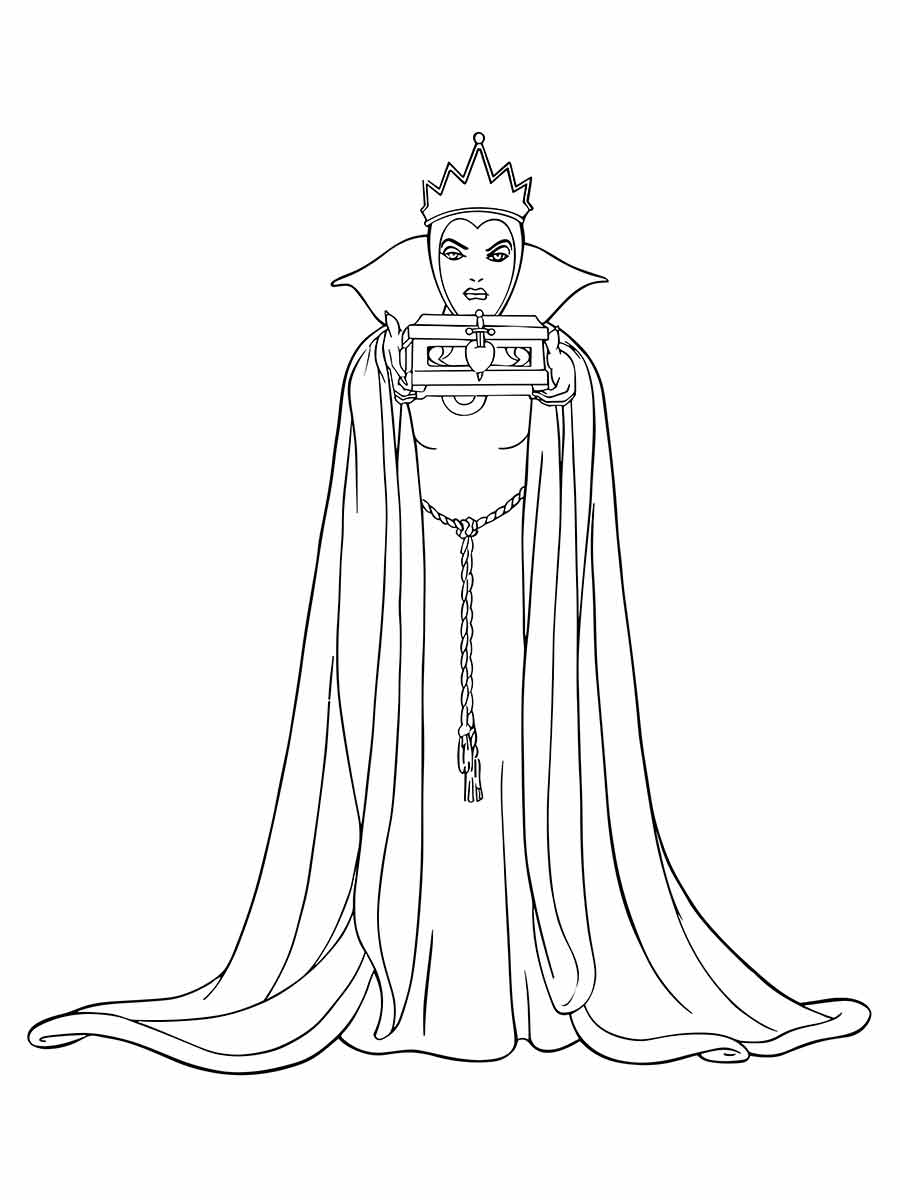 Snow white coloring page (36)