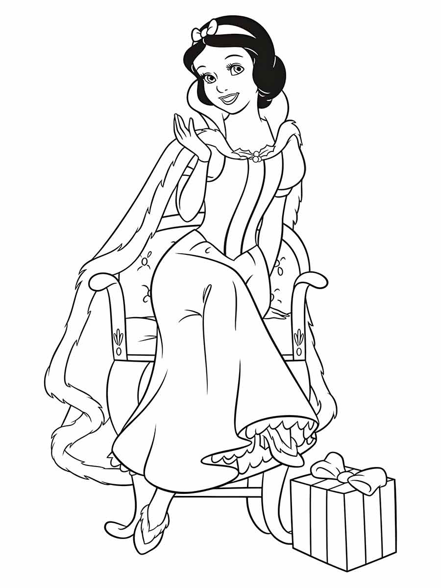 Snow white coloring page (46)