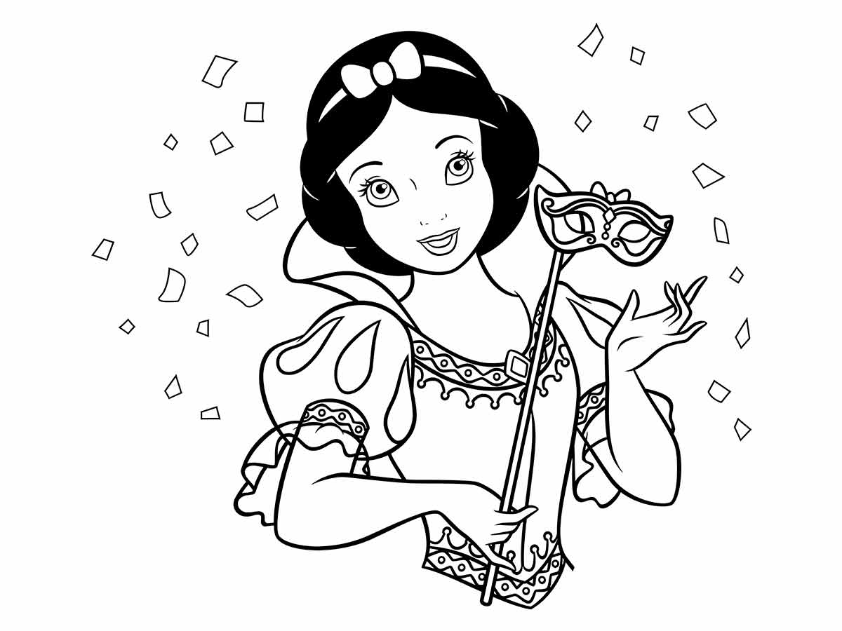 Snow white coloring page (50)