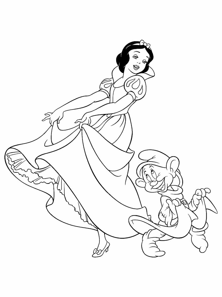 Snow white coloring page (56)