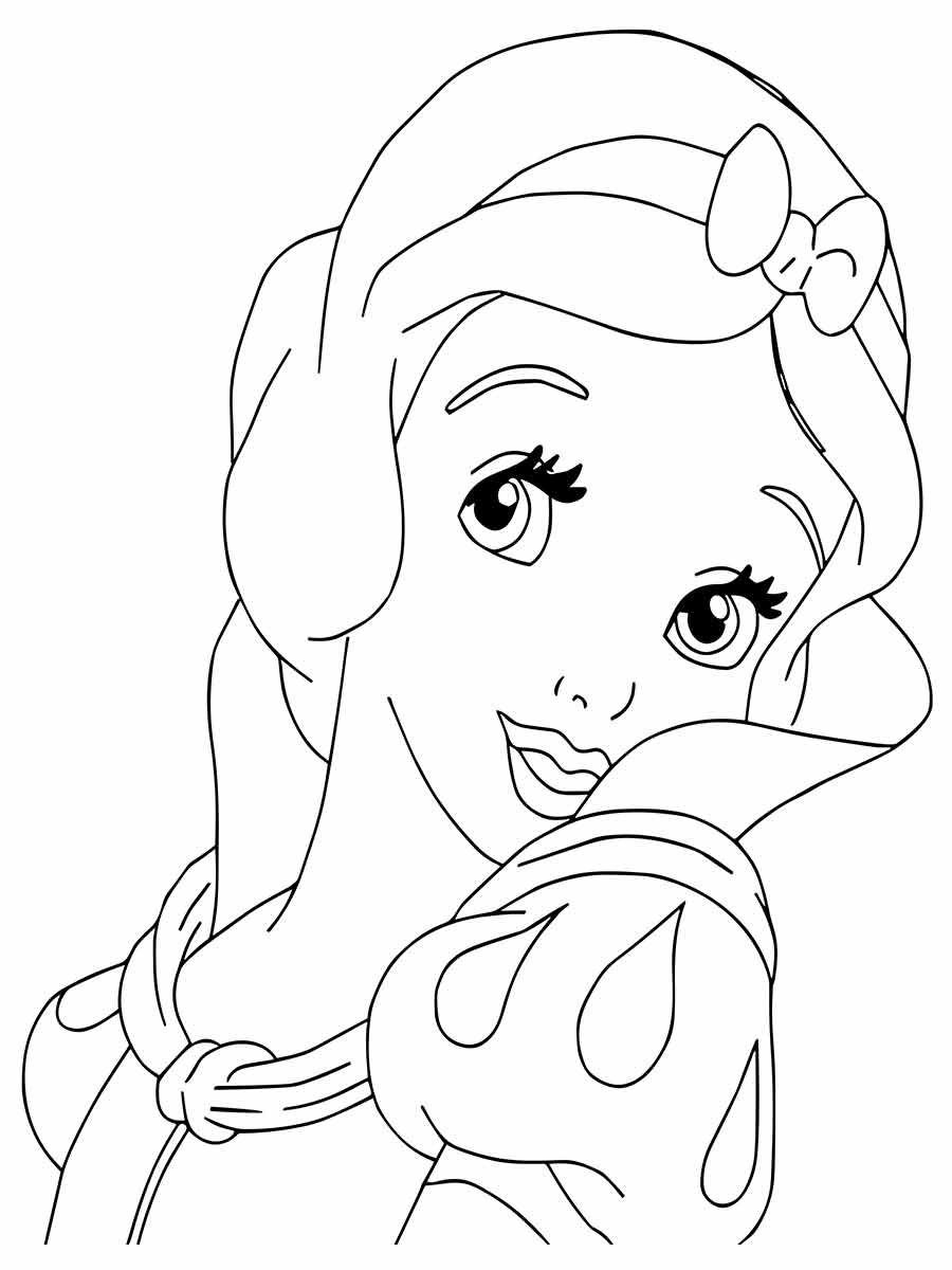 Snow white coloring page (57)