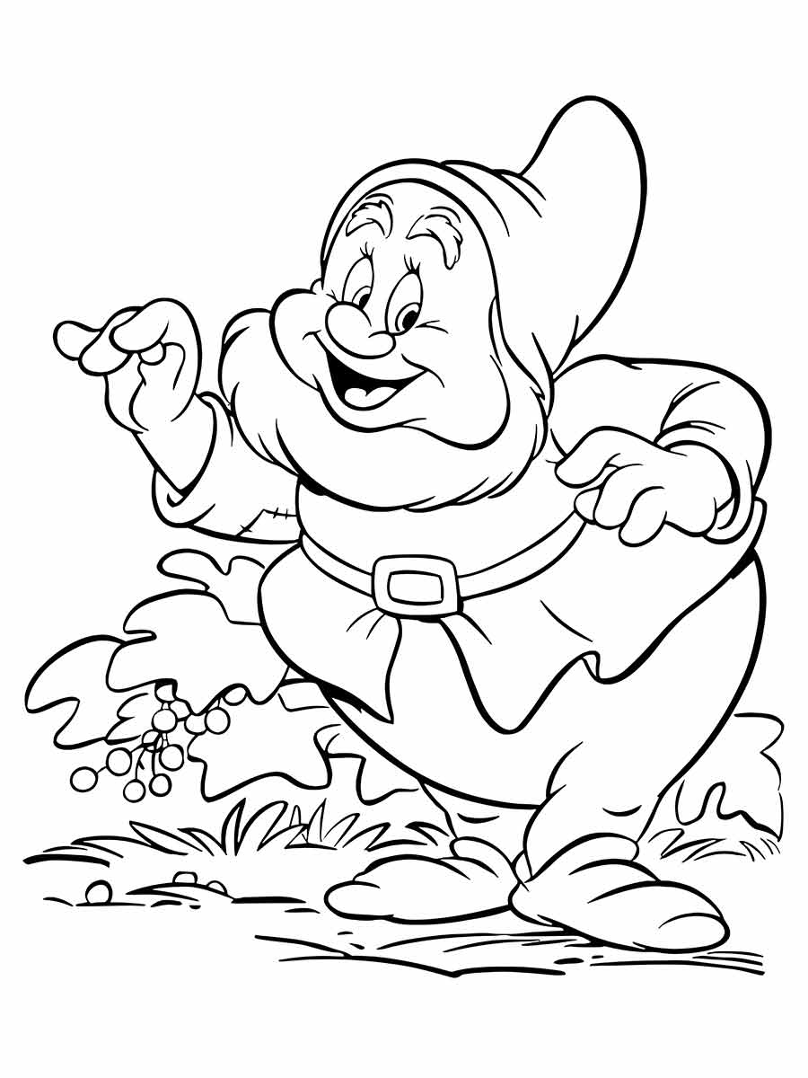 Snow white coloring page (6)