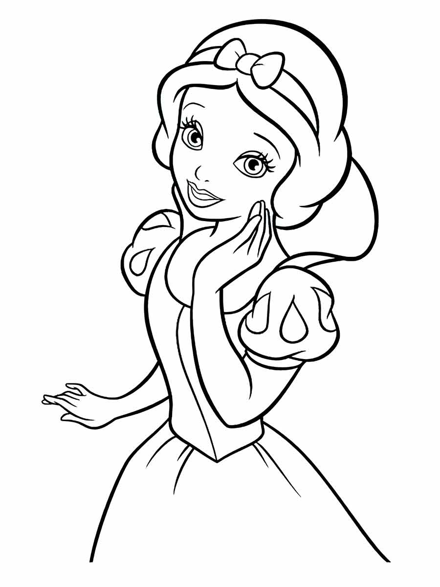 Snow white coloring page (60)