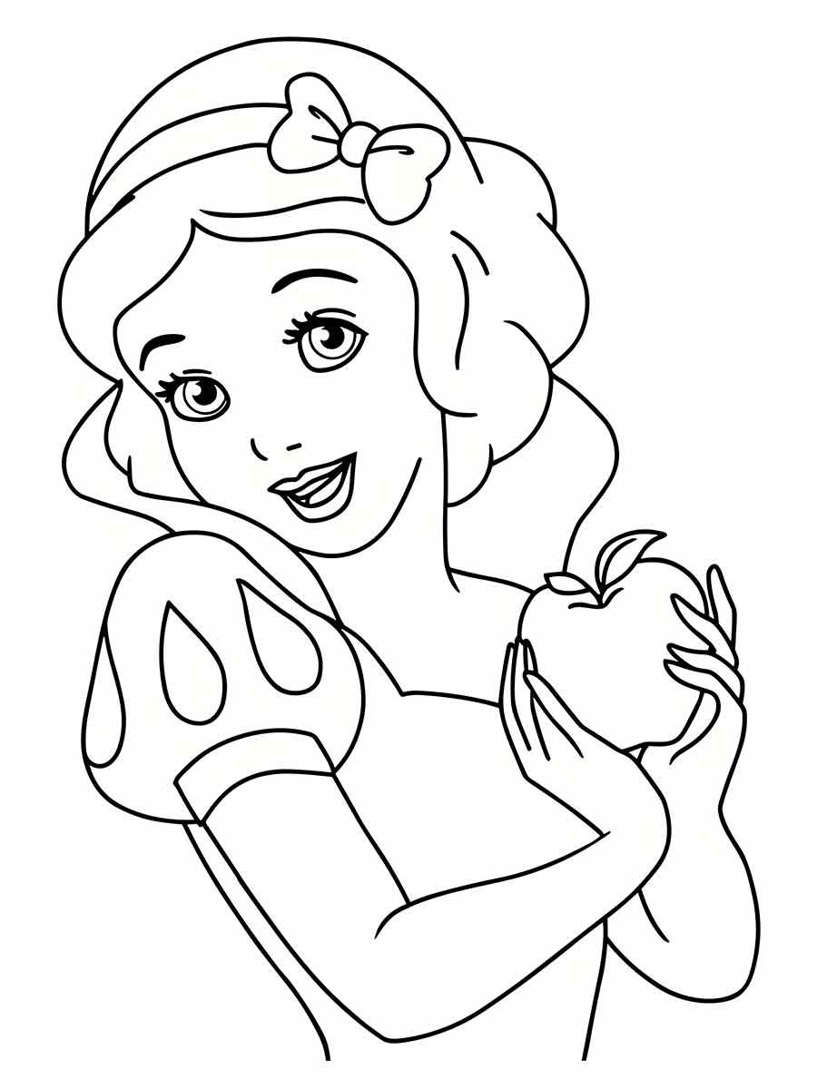 Snow white coloring page (62)