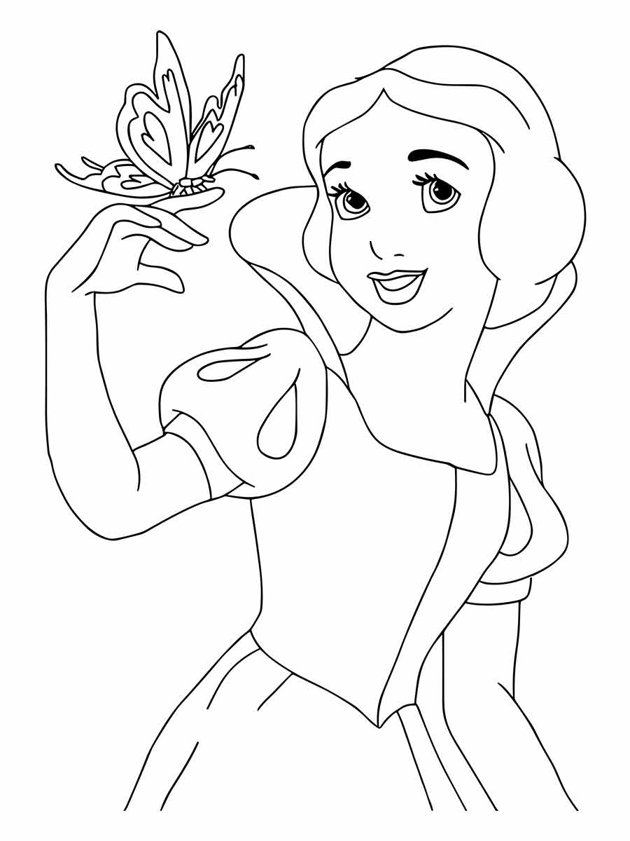 Snow white coloring page (63)