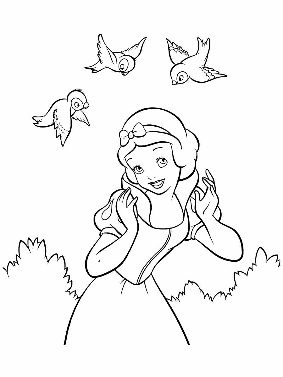 Snow white coloring page (65)