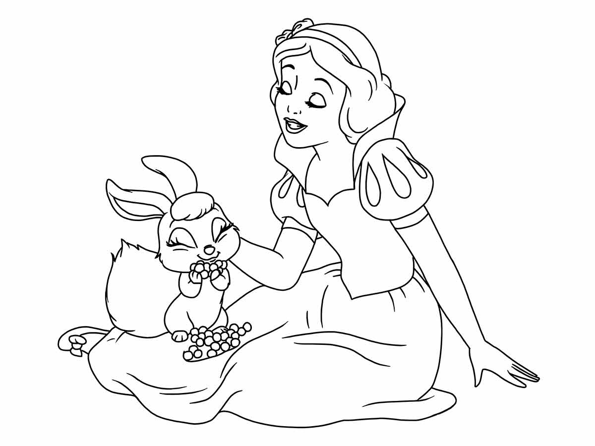 Snow white coloring page (66)