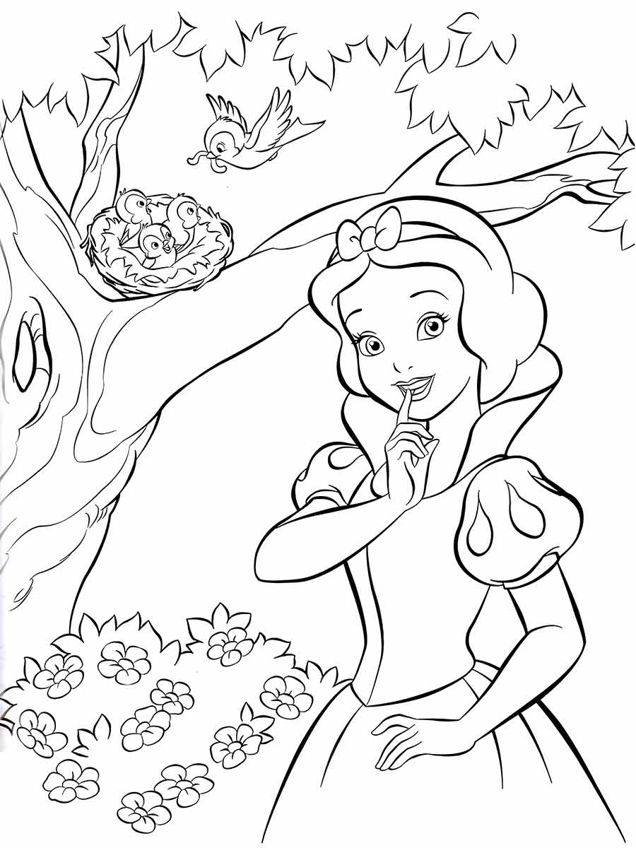 Snow white coloring page (67)