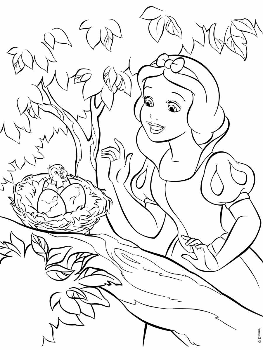 Snow white coloring page (68)