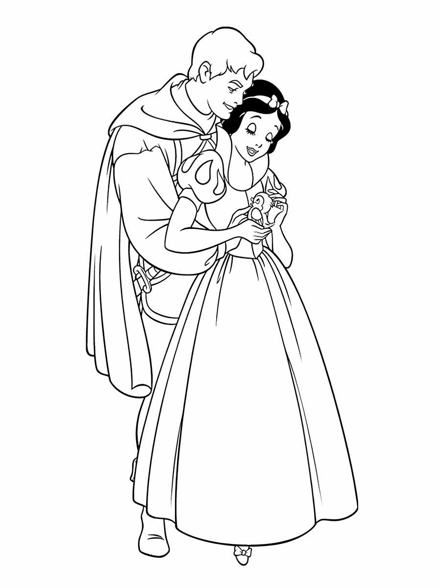 Snow white coloring page (72)