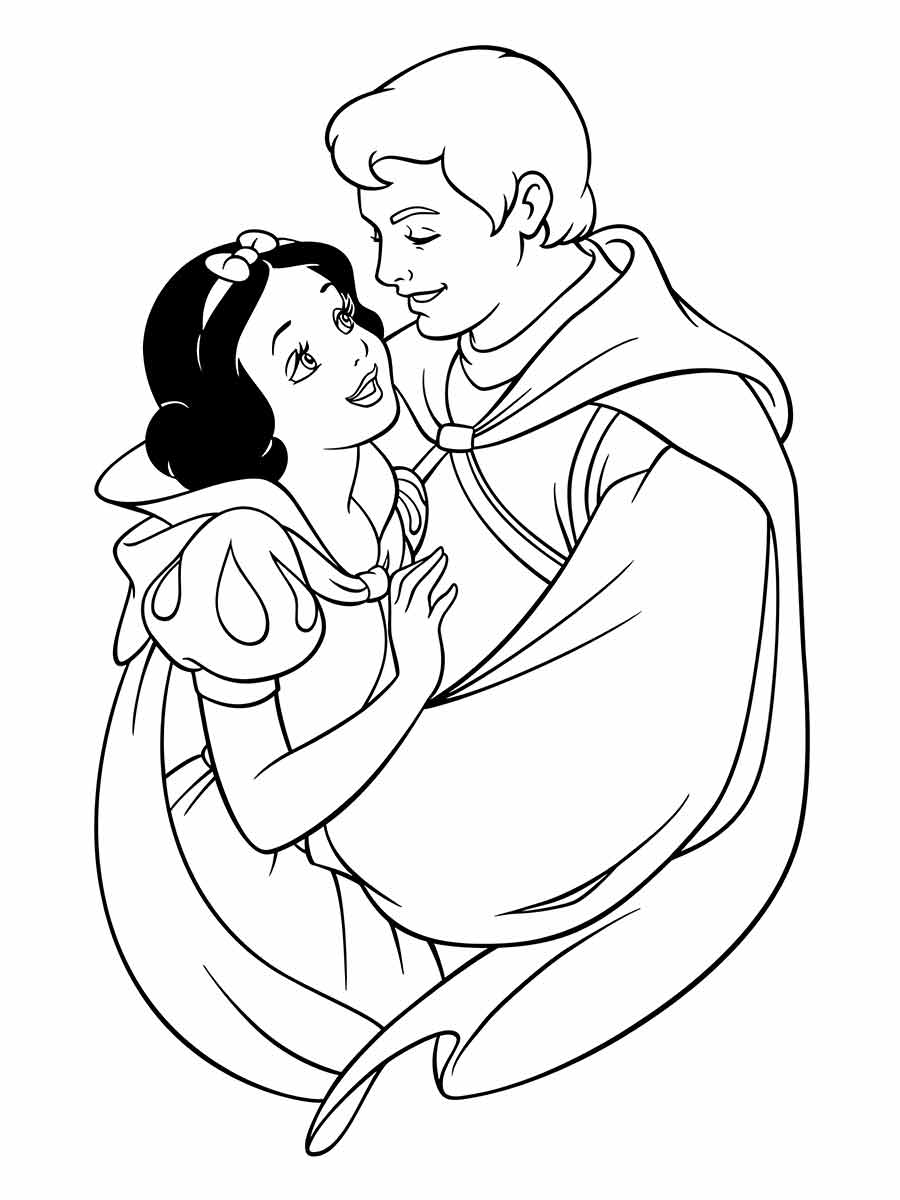 Snow white coloring page (73)