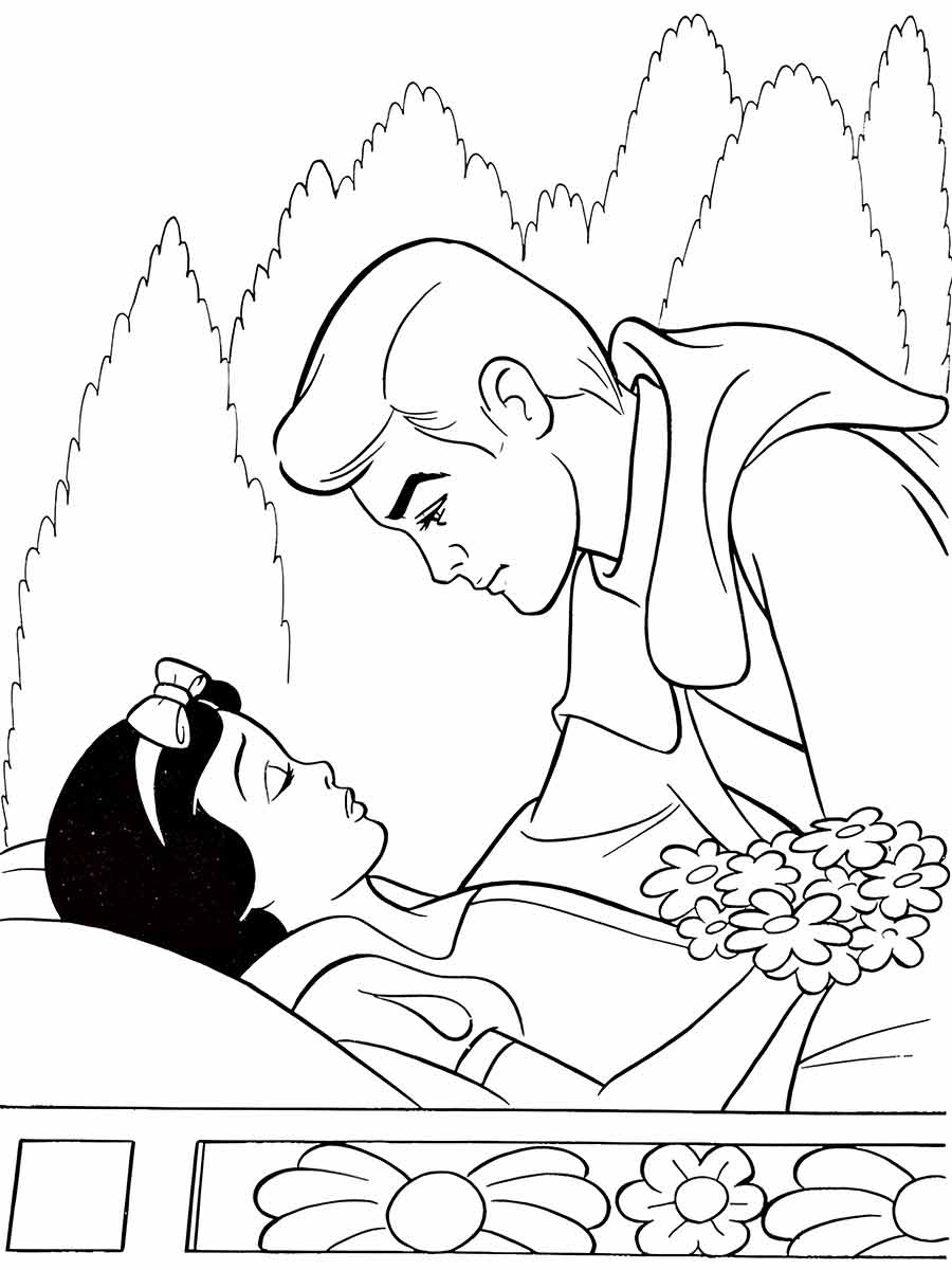 Snow white coloring page (74)