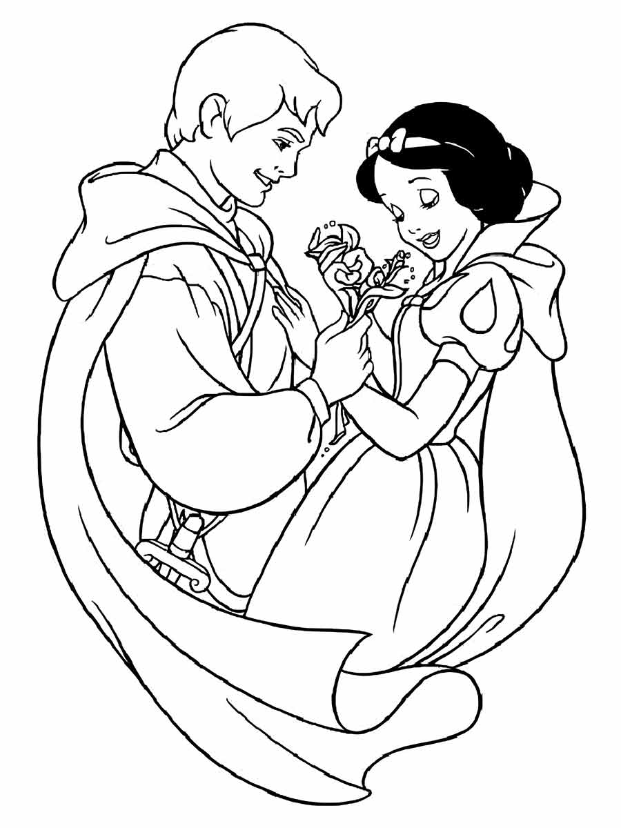 Snow white coloring page (75)