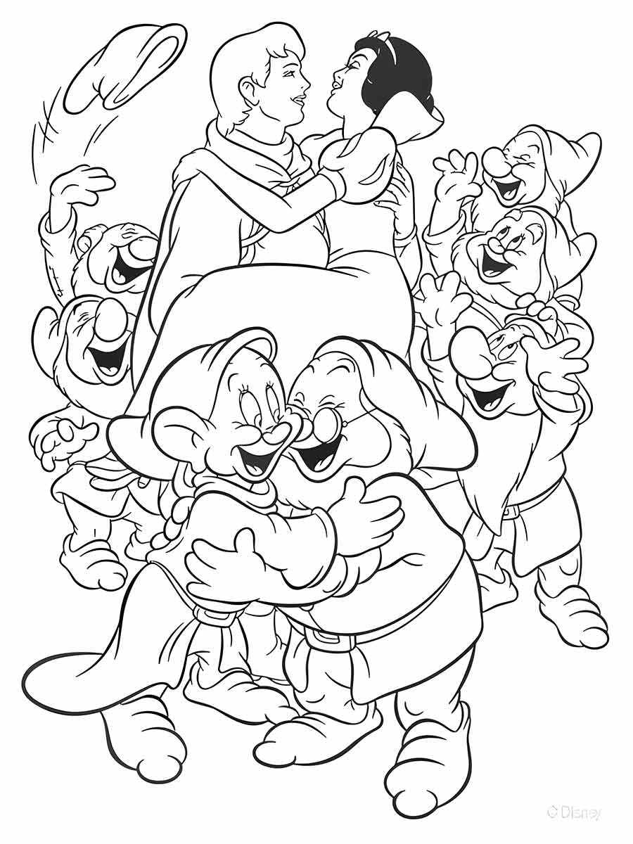 Snow white coloring page (76)