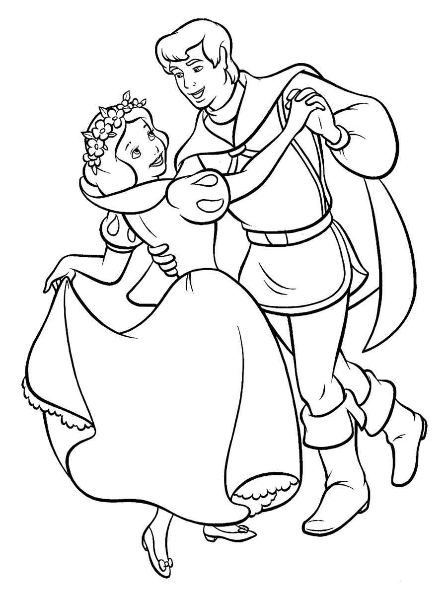 Snow white coloring page (77)