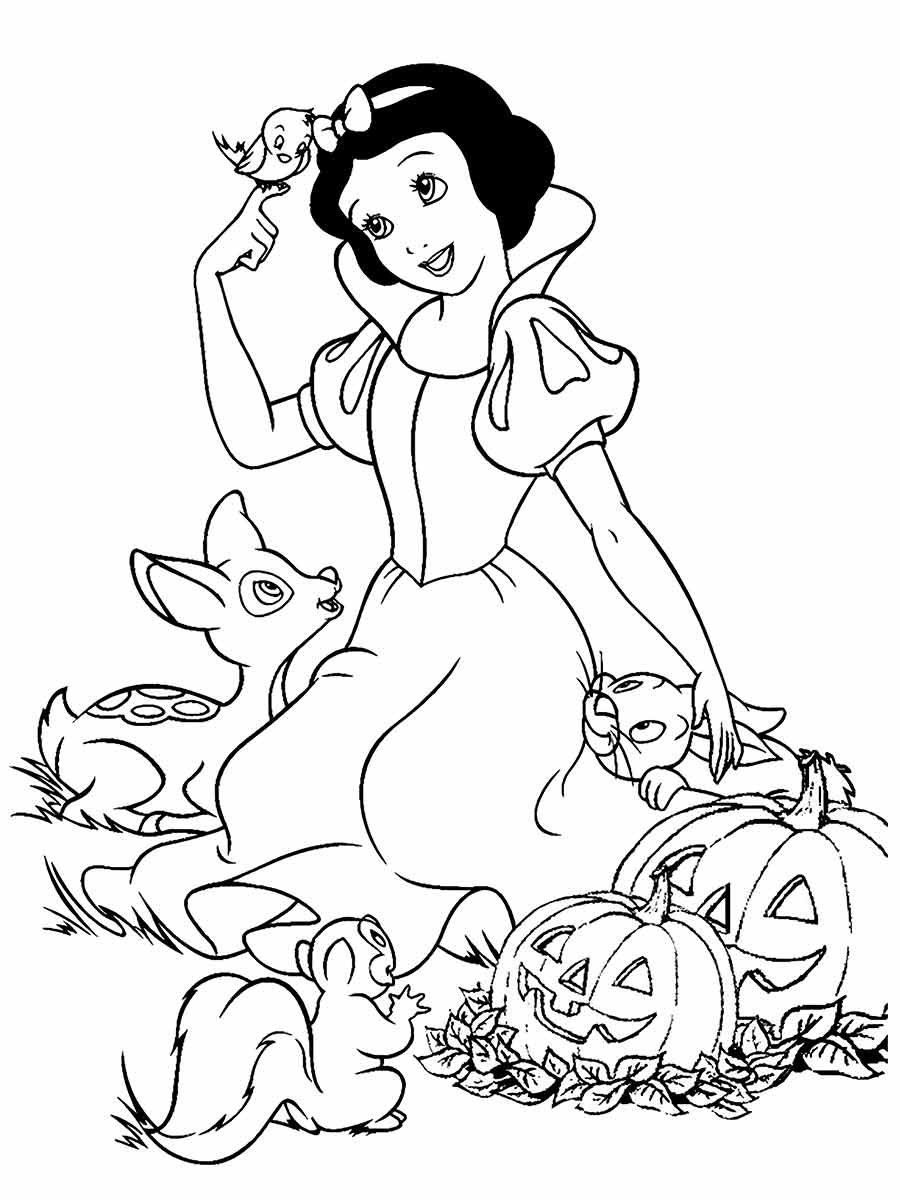 Snow white coloring page (82)