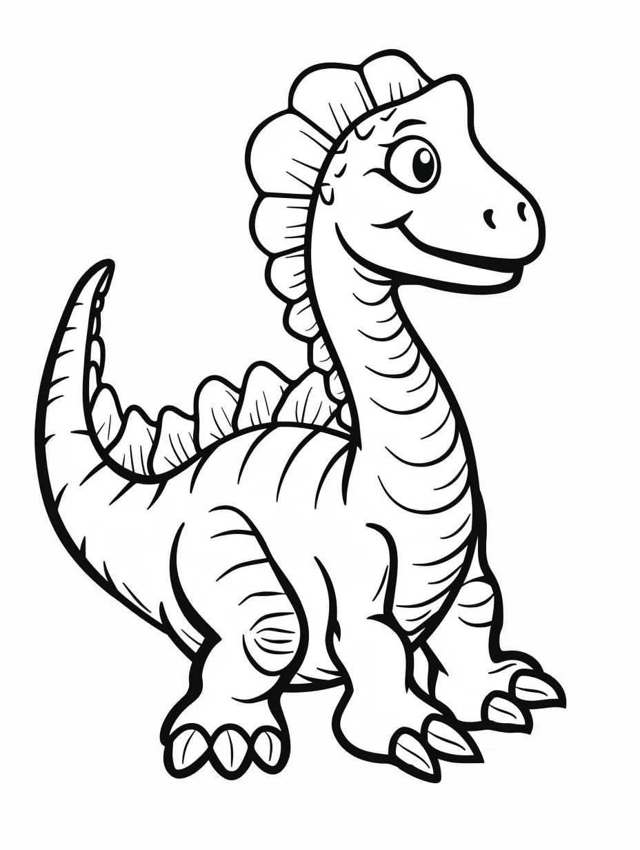 Spinosaurus coloring page (3)