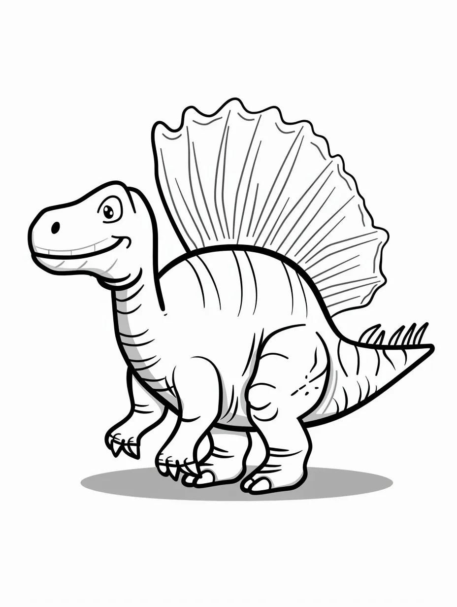 Spinosaurus coloring page (5)