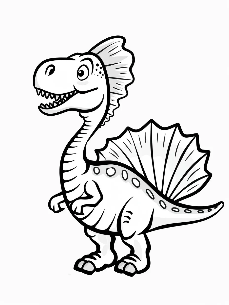 Spinosaurus coloring page (6)