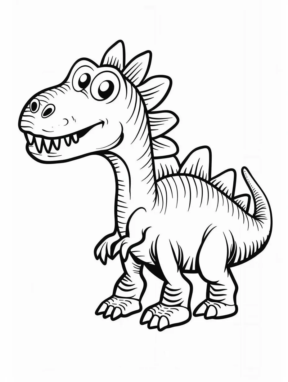 Spinosaurus coloring page (8)