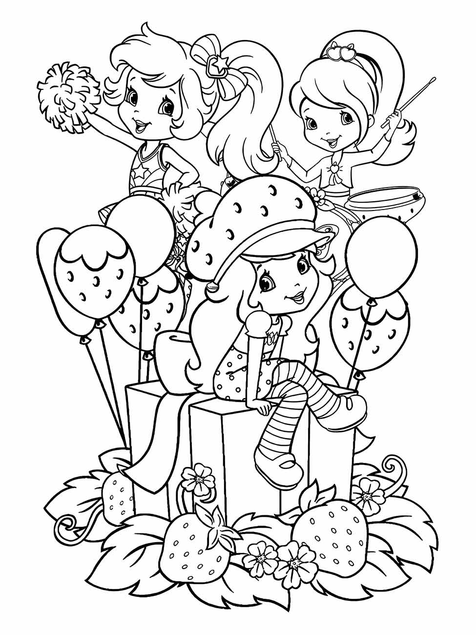 Strawberry Shortcake coloring page (1)