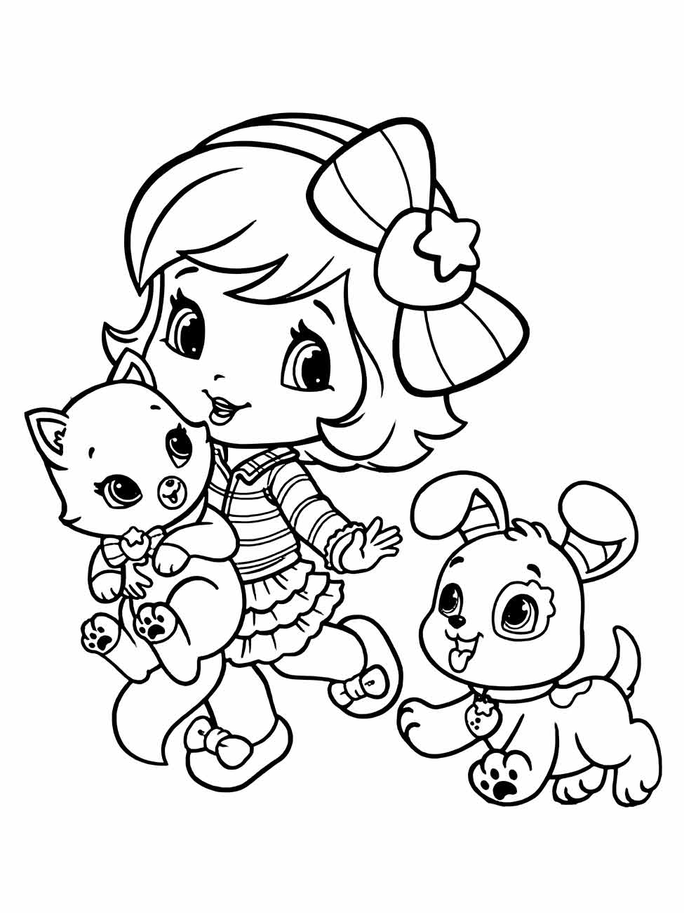 Strawberry Shortcake coloring page (2)