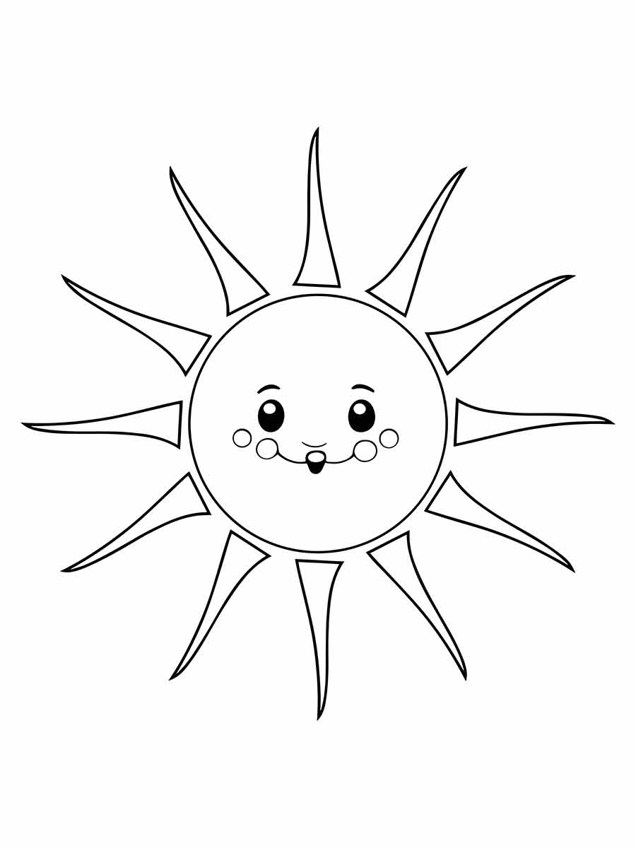 Sun coloring page (12)