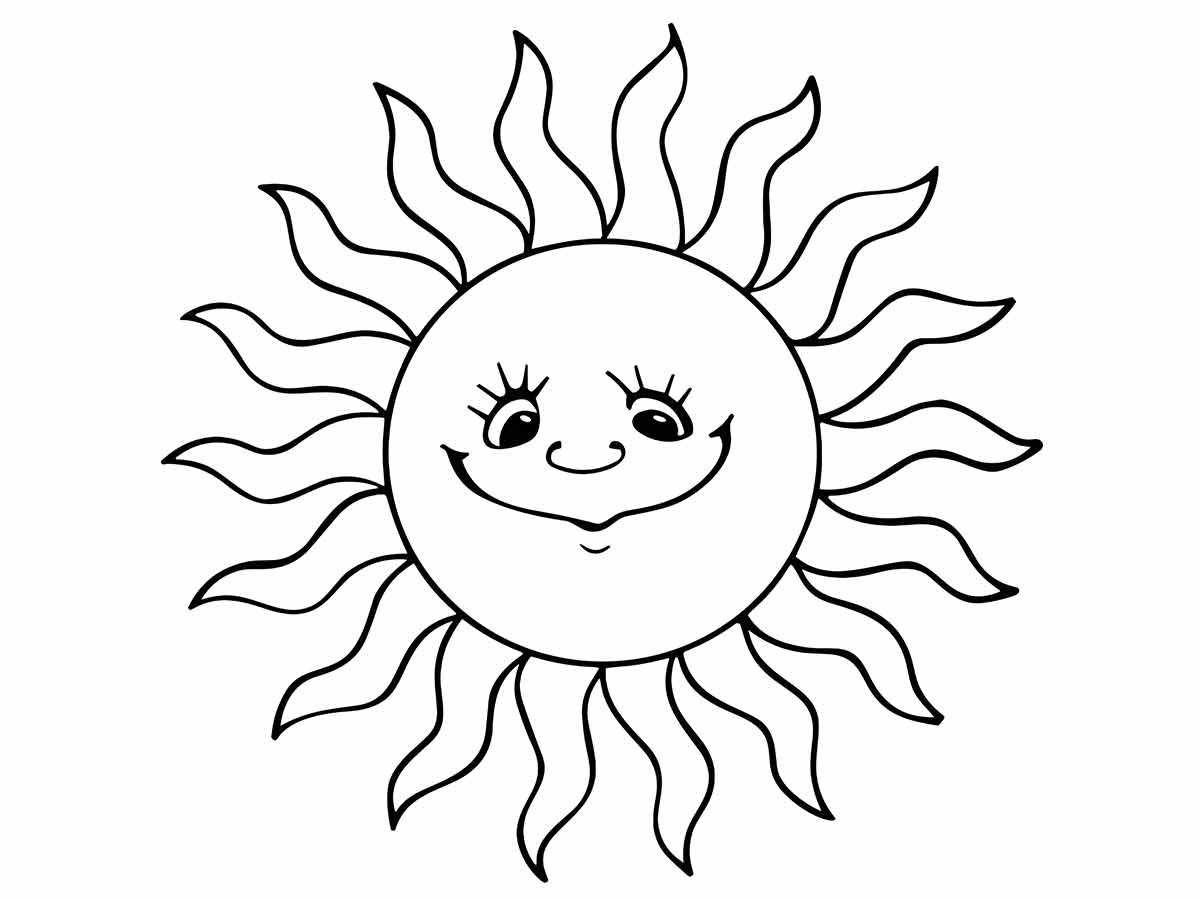 Sun coloring page (14)