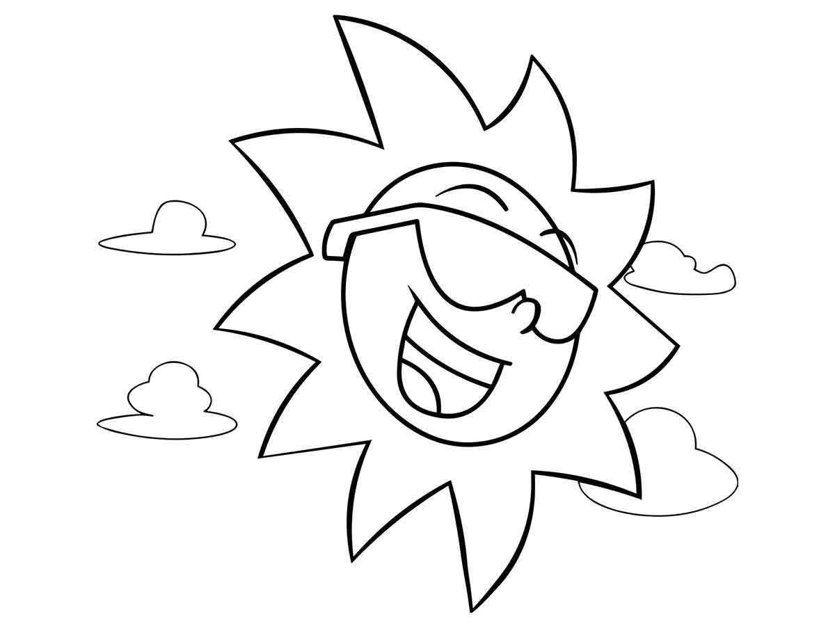 Sun coloring page (19)